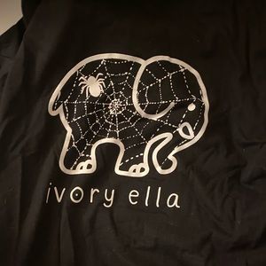 Ivory Ella Halloween Spider Web Shirt - Size XL
